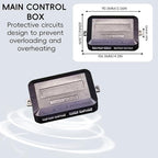 LCD Parking Sensor Kit - Displays Data on Original Screen, Easy Rear Installation, Compatible with All Camera Formats (AHD, C