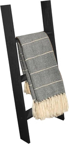 BARNWOODUSA Throw Blanket Ladder – Fully Assembled Reclaimed Wood – Rustic Decorative Ladder for Towels, Quilts, & More – Per
