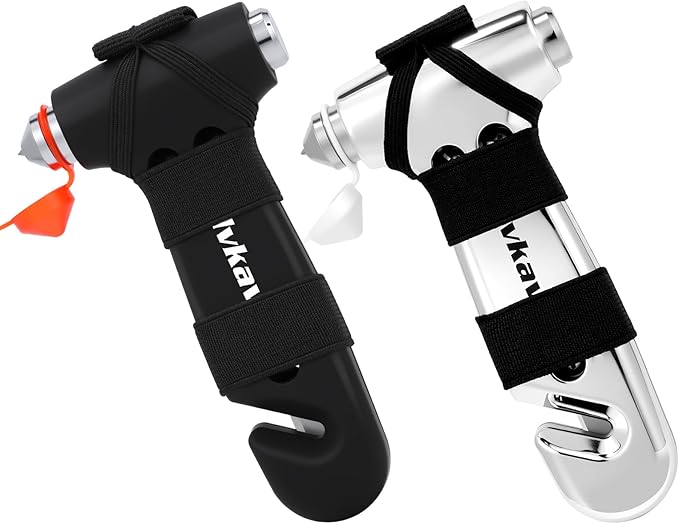 Window Breaker, 3 in 1 Emergency Escape Tool with Car Safety Hammer and Seat Belt Cutter, Safety Emergency Car Escape Tool Gi