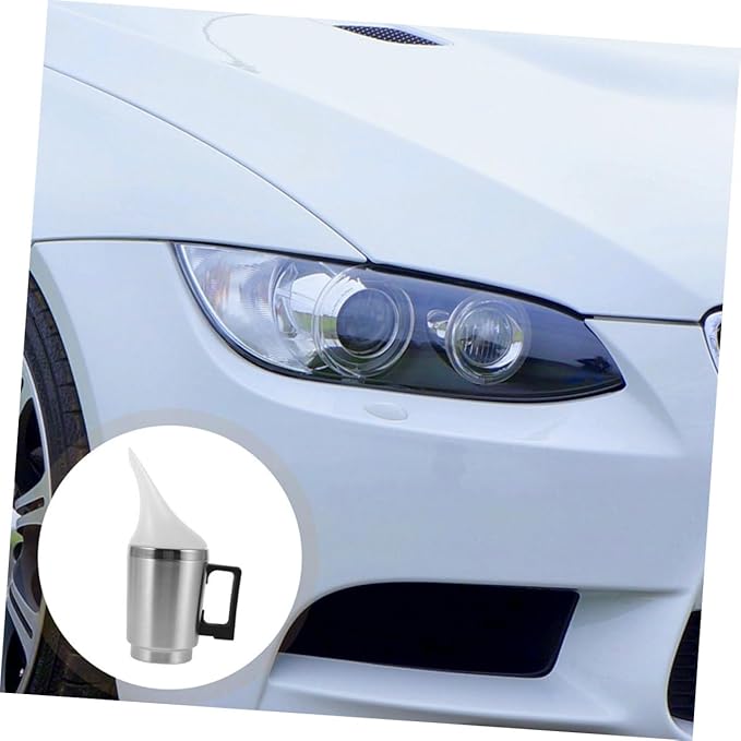 2pcs Headlight Atomizer Cup Auto Headlight Restoration Kit Heat Cup for Scratch Repair Paint Restoration