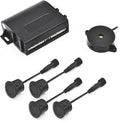 Promata PS01 Car Front Parking Sensor Kit with Buzzer,4 58KHz OE Standard Sensors,Radio Mute & Bull-bar Recognition Function,