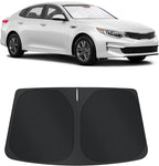 TINGLU Sun Shade for Kia Optima (Not for 2021 KIA K5) 2016-2020 Accessories Windshield Sun Shade Window Shade UV Rays Protection Sun Visor Cover with Steering Wheel Sunshade Storage Bag