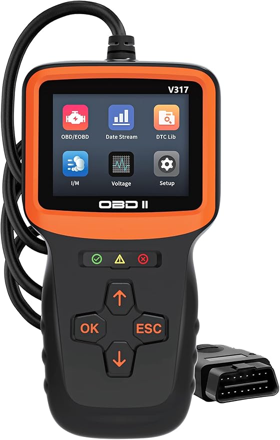 Zmoon OBD2 Scanner Diagnostic Tool, Vehicle Check Engine Code Readers with Reset & I/M Readiness & More, Car OBDII/EOBD