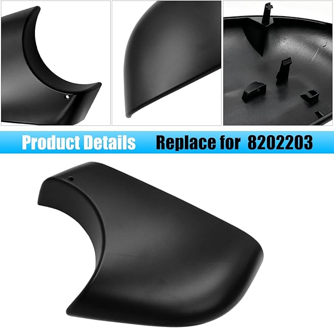 Jaronx Compatible with Tesla Model Y Mirror Bottom Cover & Housing Frame 2020-2025, Right Passenger Side Rearview Mirror Cover Bracket Lower Base & Frame Housing Replacement for Tesla Model Y