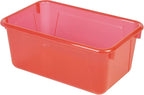 Storex Small Cubby Bin, 12.2 x 7.8 x 5.1 Inches, Assorted Candy, 5-Pack (62490U05C)