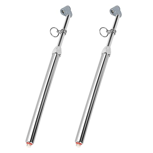 Heavy Duty Dual Foot Head Commercial Tire Pressure Gauge for Professional Tractor Trailer Drivers 10-160LBS Long Reach RV Tire Gauge, Dually and Car 2 Pack