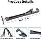Car Seat Gap Filler Organizer, 2 Pack Black - Seat Gap Filler with Storage, Universal Fit Between Seat & Console, Stop Phone Keys Dropping, Car Organizer for SUV Truck, Car Side Gap Plug