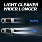Advanced Car Headlight Restoration Kit: Erase Yellowing & Oxidation Restores Clarity with Long-Lasting UV & Hydrophobic Ceram