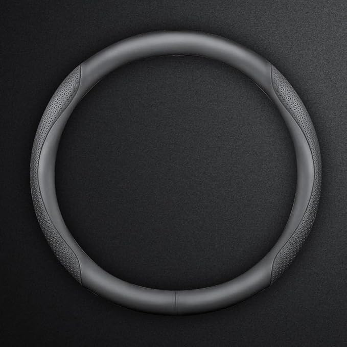 HAOTULE Nappa Leather Slim and Stylish Steering Wheel Cover, for Ford Steering Wheel Cover Accessories Interior Modification,