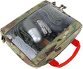 KRYDEX Clear Top Insert Bag with Hook Panel Tactical Packing Cube Travel Organizer Bag (Large-MC)