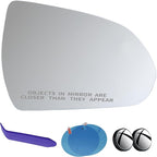 EAP Passenger Side Mirror Glass Compatible with Hyundai Elantra 2017-2020, Ioniq 2017-2022, Heated 87621G2400 87621F2050 87621F3050 87621F2060 87621F3000 HY1325102 HY1325103
