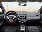 GIANT PANDA Steering Wheel Cover for Nissan Rogue - Car Steering Wheel Cover for Nissan Altima Sentra(Red-Round-Shaped)