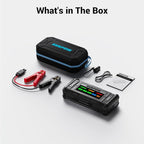 AVAPOW TJ18 5000A Battery Jump Starter Portable with 4 HD Display PD 18W Fast Charging12V Jump Box Car Battery Jump Starter