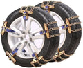 1 Pcs Tire Snow Chain, Snow Chain Car Anti Slip Tire Chains Anti Skid Tire Snow Chains for Car SUV Trucks (S 165-195mm)