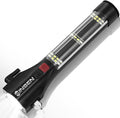 SINSEN Car Safety Hammer Flashlight, Tactical Emergency Rescue Tool, LED High Lumens Rechargeable Solar Powered Escape Kit, W
