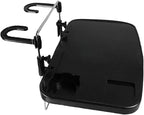 XINDELL Steering Wheel & Car Seat Tray - Universal Foldable Desk for Laptop, Food, Cup Holder - Portable Car Food Tray for Drivers, Kids, Road Trips - Fits All Vehicles
