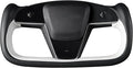 MEWANT Hand Stitched Tesla Model S Yoke Real Leather Steering Wheel Cover Wrap for Tesla Model S 2021-2023 / Model X 2021-2023 Tesla Yoke Steering Wheel Accessories(3D Style)