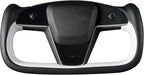MEWANT Hand Stitched Tesla Model S Yoke Real Leather Steering Wheel Cover Wrap for Tesla Model S 2021-2023 / Model X 2021-2023 Tesla Yoke Steering Wheel Accessories(3D Style)