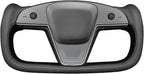 MEWANT Hand Stitched Tesla Model S Yoke Steering Wheel Cover Wrap for Tesla Model S 2021-2023 / Model X 2021-2023 Tesla Yoke Steering Wheel Accessories(3D Style)