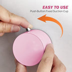 JOYTUTUS Shower Phone Holder, Reusable Suction Cup Phone Mount for Shower, Mirror, Kitchen, Window & Bathroom, Shower Phone Mount Compatible with iPhone 16, 15, 14, 13, 12 & All Phones,Pink,1 Pack