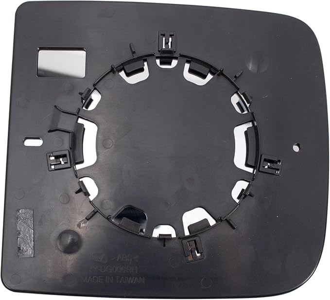 TRQ Passenger Side Mirror Glass Non-Heated Compatible with 2019-2022 Ram 1500 2011-2018 Ram 500 2010-2012 Dodge Ram 1500 2500