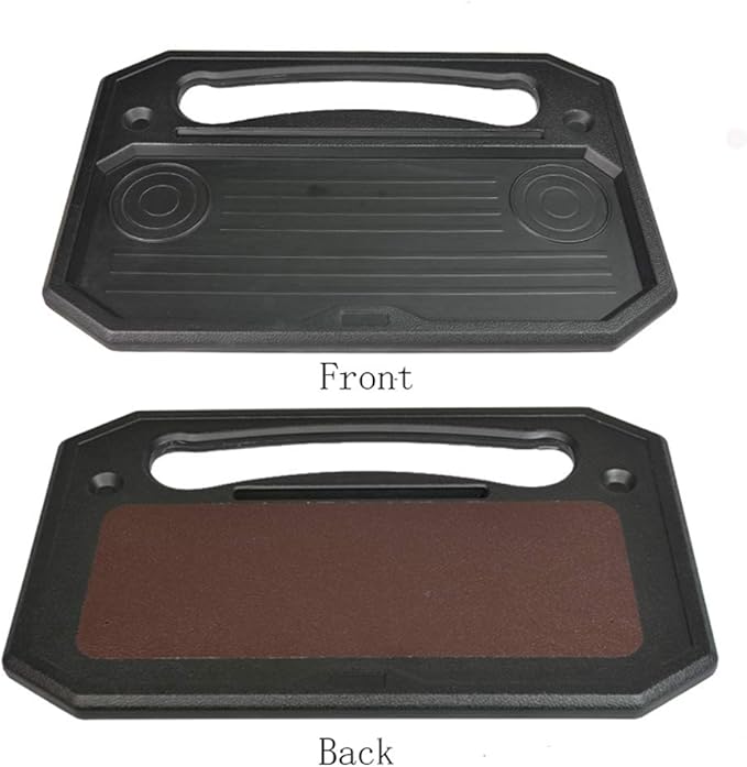 CYDZSW Car Steering Wheel Tray for Eating Food,Steering Wheels Desk Road Trip Essentials for Adults,Car Table Food Trays Organization,Cars Cool Interior Gadgets Accessories(Black)