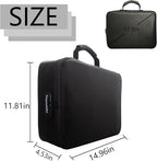 Yuanshikj Heat Insulated Fireproof Waterproof Safe File Organizer,Document Organizer Box with Lock Labels,Multi-Layer Portabl