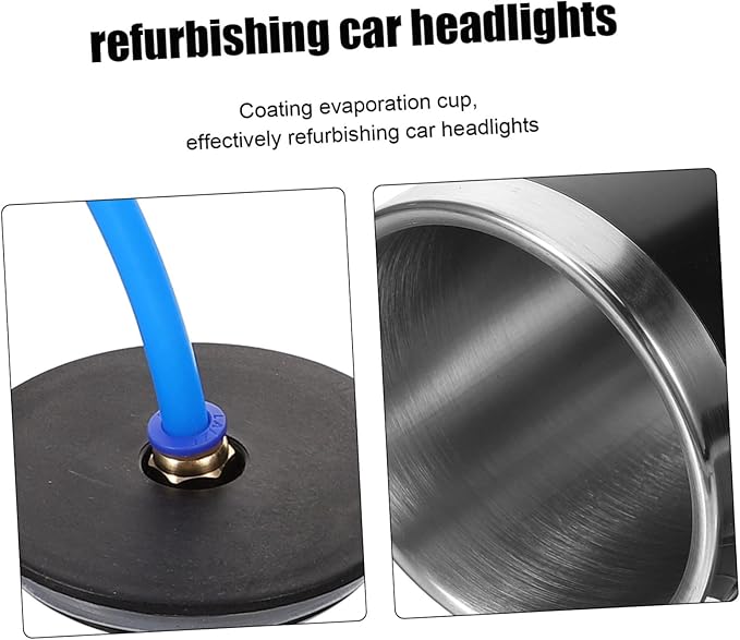 1set Headlight Restoration Kit with Atomizing Cup Leak Nozzle for Car Headlight Repair Easy DIY Application Us Standard for R
