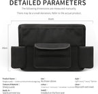 JEYODA Car Handbag Holder Between Seats Suede Large Capacity Car Purse Holder Automotive Consoles & Organizers for Document Phone Storage Car Organizer (1925-style 2 brown)