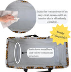 NGIL Extra Large Utility Tote Reusable Grocery Bag Oversized Collapsible for Groceries, Storage, Picnic, Beach (Sunflower Pig-black)
