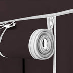 Closet Wardrobe, Portable Closet for Bedroom, Clothes Rail with Non-Woven Fabric Cover, Clothes Storage Organizer, 58 x 17 x 
