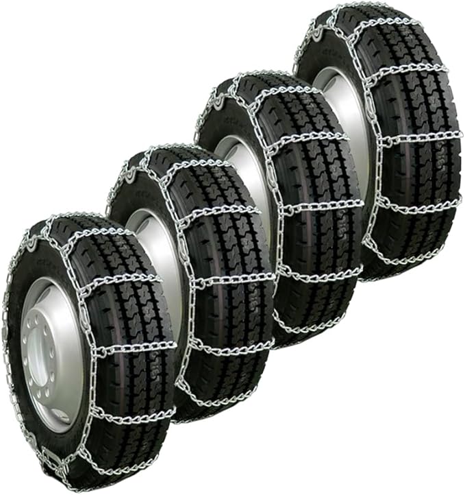 Mytee Products (2 Pack) Twist Link Tire Chain - Single For 24.5" tires truck semi tire chains (Set of 2)