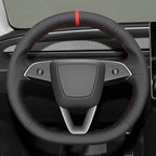 MEWANT Tesla Model 3 Highland/Model Y DIY Stitching Steering Wheel Cover Wrap for Tesla Model 3 Highland 2023-2025/Model Y 2025 Highland for Tesla Model 3/Model Y Accessories