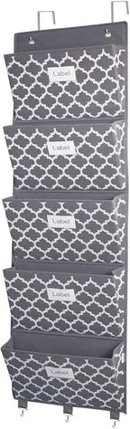 homyfort Over the Door File Organizer, Hanging File Folders, Wall Organizers and Storage for Mail, Magazine, Notebooks, Plann