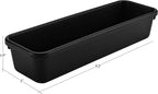 Masirs Interlocking Drawer Organizer Bins, Durable Plastic, Various Sizes for Custom Layout Design, Great for Desk Drawer, To