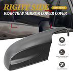 Three T Car Auto Right Side Rearview Mirror Lower Cover Cap Trim for Subaru Crosstrek 2013-2014,Impreza 2012-2014,Forester 2014-2018,Legacy 2013-2014,Outback 2013-2014,Passenger Side