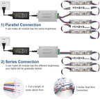 LED Storefront Lights for Business Waterproof Decorative Light for Advertising Letter Signs 4 Set 5050 SMD Window Strip Lights 40ft 80 Pieces LED Module Lights