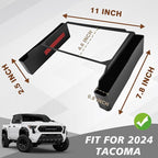 Muslogy Center Console Organizer Hanging Storage Box Compatible with 2024 2025 2026 Toyota Tacoma & 2025+ 4Runner Accessories Console Left & Right Phone Pocket Gear Shift Side Organizer