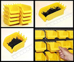 WallPeg Peg board Bin Kit - Kit PB-4 - Pegboard Accessories for Garage Storage & Tool Organizer - Workbench Bins Pegboard Acc