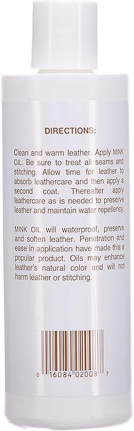 Bee Natural Mink Oil Clear, 8 oz