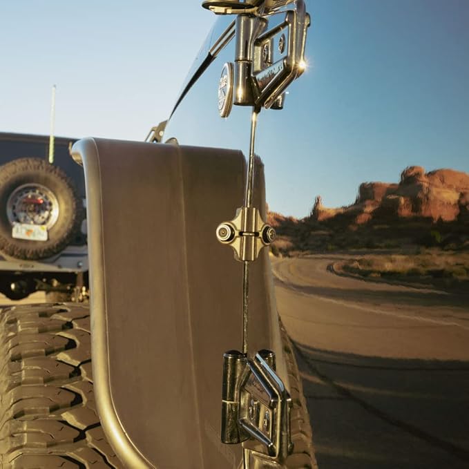 STINGER Wrangler JK AHD/CVBS Dual Blind Spot Side View Camera Kit, Easy Installation with Most Aftermarket Radios (Set of Two