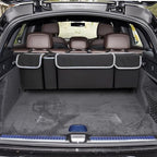 BELOMI Car Trunk Organizer, Auto Waterproof Sturdy Backseat Hanging Large Storage Collapsible Cargo Bag with Anti-Slip