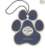 One Fur All Pet House Car Air Freshener - Moonlight Pack of 4 - Non-toxic Car Air Freshener - Pet-Friendly Air Freshener For 