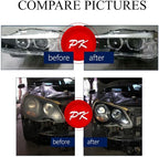 Car Headlight Lens Restoration Kit with 200ml Headlight Repair Liquid,Headlight Polishing Repair Kit for Headlight Lens Resto