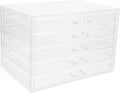 Makeup Organizer Box Desktop Jewelry Holder Acrylic Storage Cosmetics Display Compact Stylish