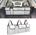 Car Trunk Organizer and Storage, Backseat Hanging Organizer for SUV, Truck, MPV, Waterproof, Collapsible Cargo Storage Bag