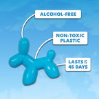 Little Pup 96613-6PK Blue Raspberry Slushy Scent Car Air Freshener Clip Provides Long-Lasting Freshness in a Compact Design, 