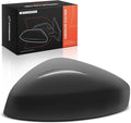 A-Premium Driver Side Rearview Mirror Cover Cap - Compatible with Honda Civic 2022 2023 2024 2025 - Smooth Black, Without Turn Signal Hole