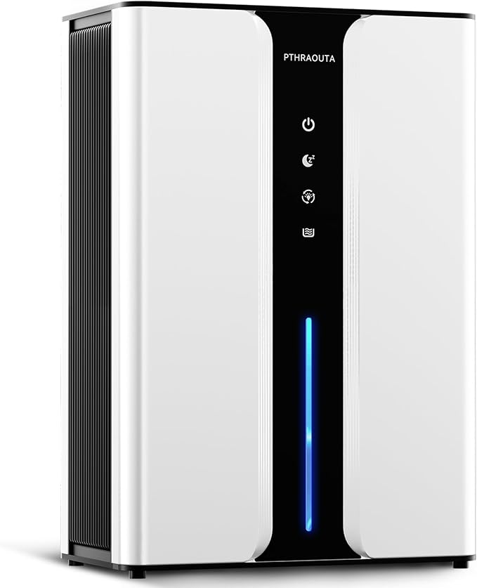 Home Dehumidifier with Drain Hose, (950 sq.ft) 95oz Quiet dehumidifier for Bathroom Bedroom, with Air Reusable Filter Indoor 