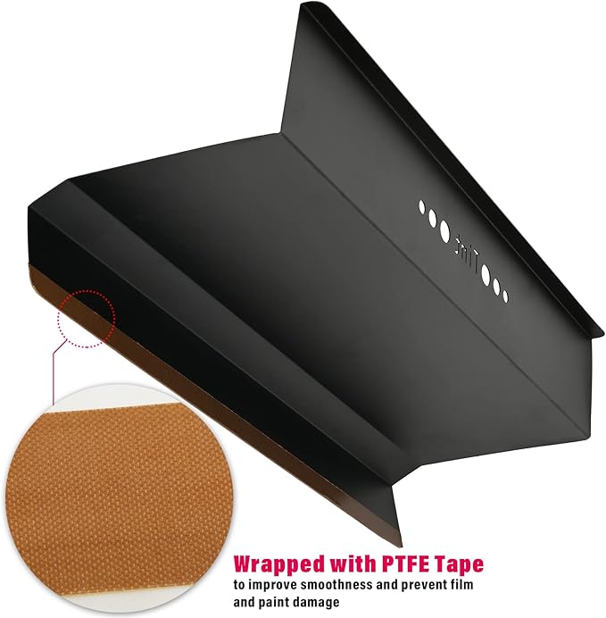 NEWISHTOOL Vehicle Window Tint Tool Speed Loader for Top & Bottom Gap Gasket Wrap Film Installation, 13-inch Loading Edge with PTFE Slide Felt and Tint Tools Placing Platform